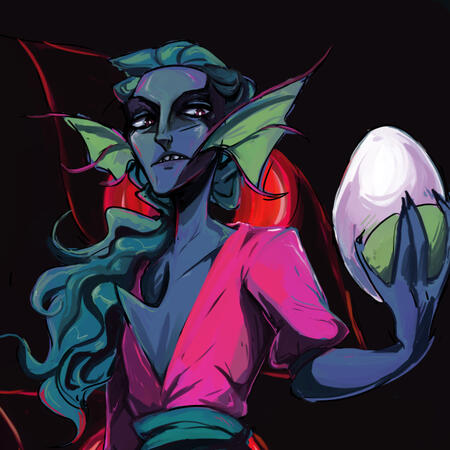 Azarketi and a mysterious egg